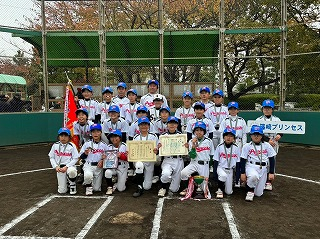 学童女子野球大会　篠崎プリンセス３連覇！！！