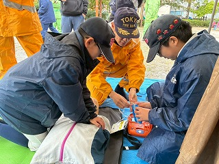 町会の防災訓練に参加しました！！